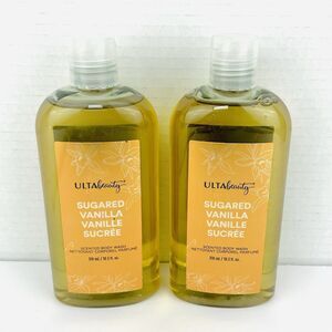 2 Pk Ulta Beauty Sugared Vanilla Vanille Sucree Scented Body Wash 10.5 OZ NEW